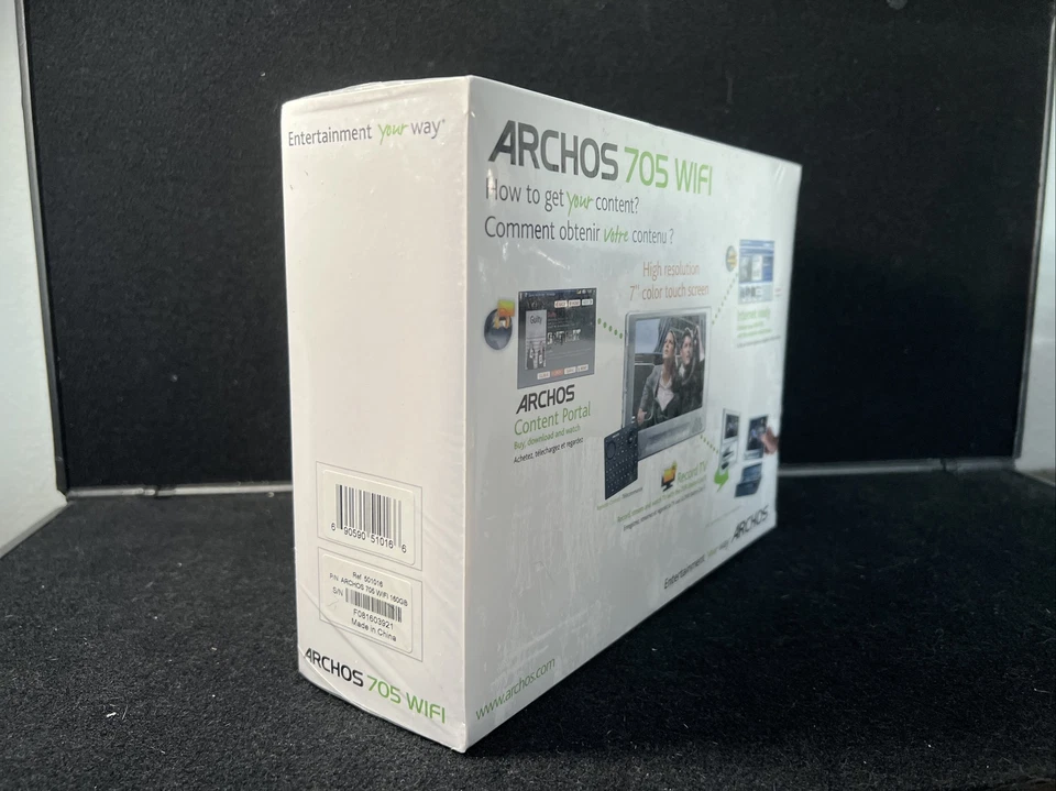 NIB Archos 705 160 GB 7" Wi-Fi Portable Media Player (501016) - Image 4 of 4