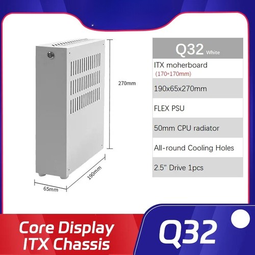 Computer Case 3.2L Smaller Mini Core Display Form Factor Chassis 50mm Radiator - 第 7/15 張圖片