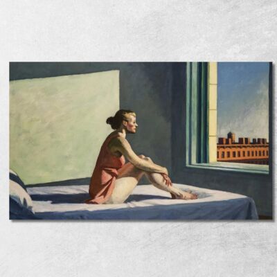 Morgen Sonne Edward Hopper, eho26 drucken auf leinwand
