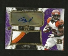 Giovani Bernard 2013 Topps Supreme Auto Rookie Patch Relic #d 5/5 Bengals