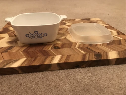 Vintage Corning Ware Blue Cornflower 2 3/4 Cup Small Casserole P-43-B