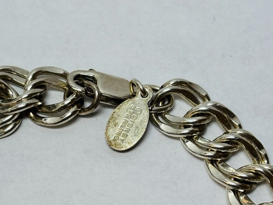 Disney Sterling 925 Silver Limited Edition 4 Charm Assorted Charm Bracelet 7 in - Image 2 of 4