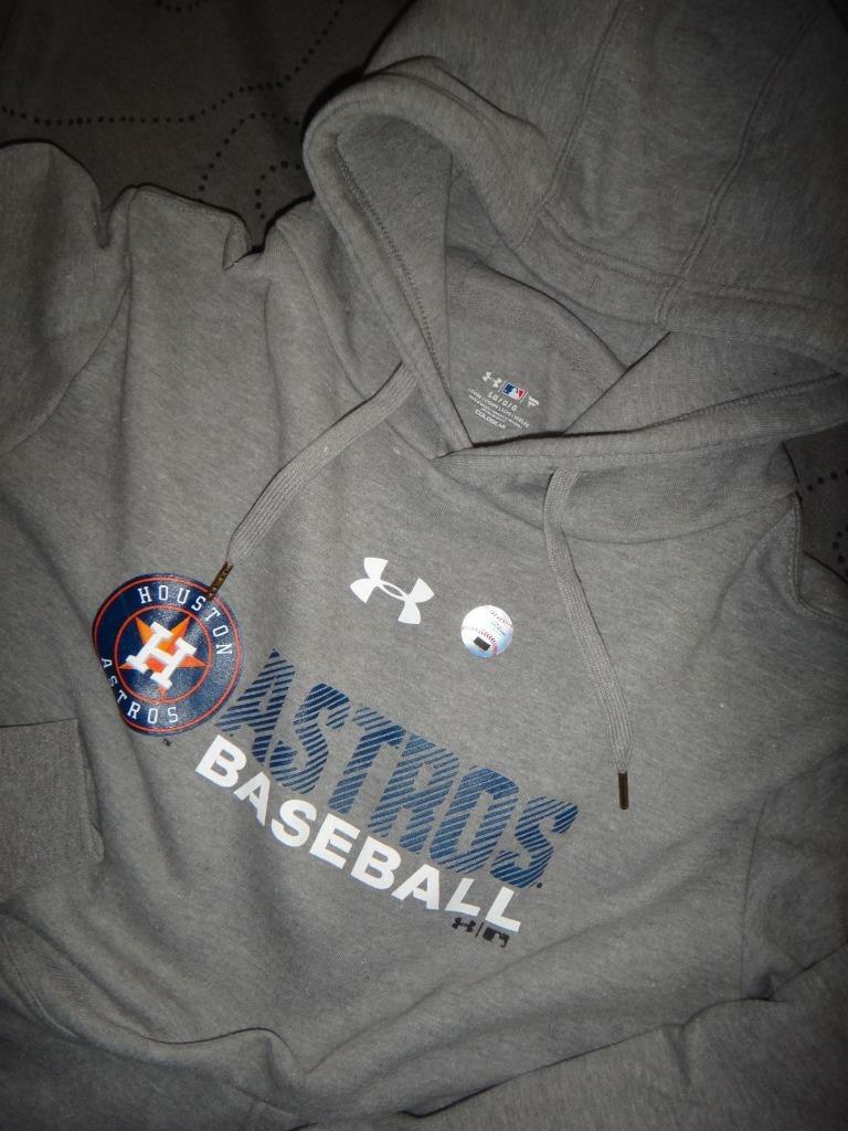 UNDER ARMOUR HOUSTON ASTROS BASEBALL COLDGEAR HOODIE MEN NWOT eBay