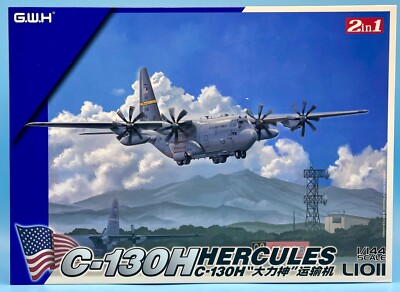 Great Wall Hobby L1011 1/144 GWH C-130H Hercules Brand New Kit