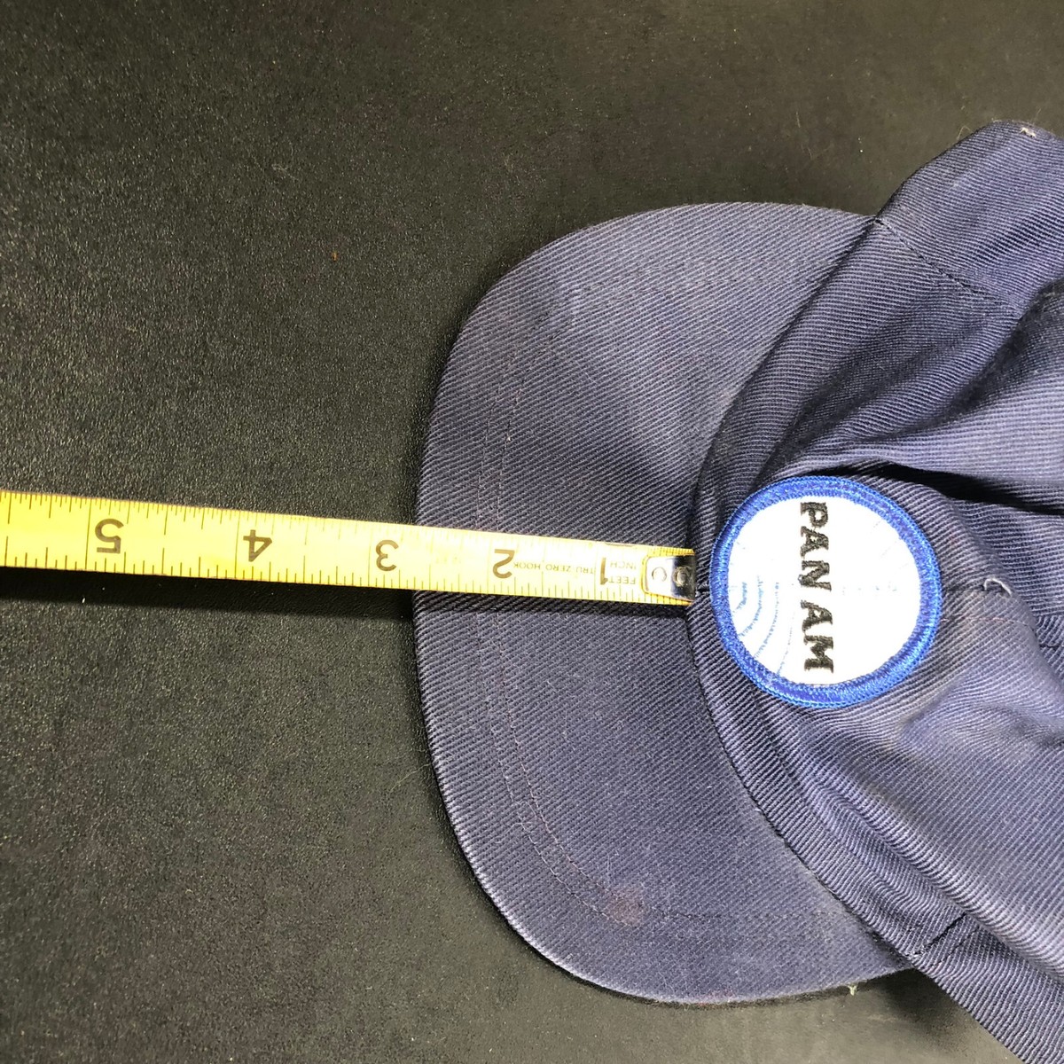 ORIGINAL VINTAGE PAN AM AIRLINES EMPLOYEE BALL CAP sz 7 1/8 | eBay