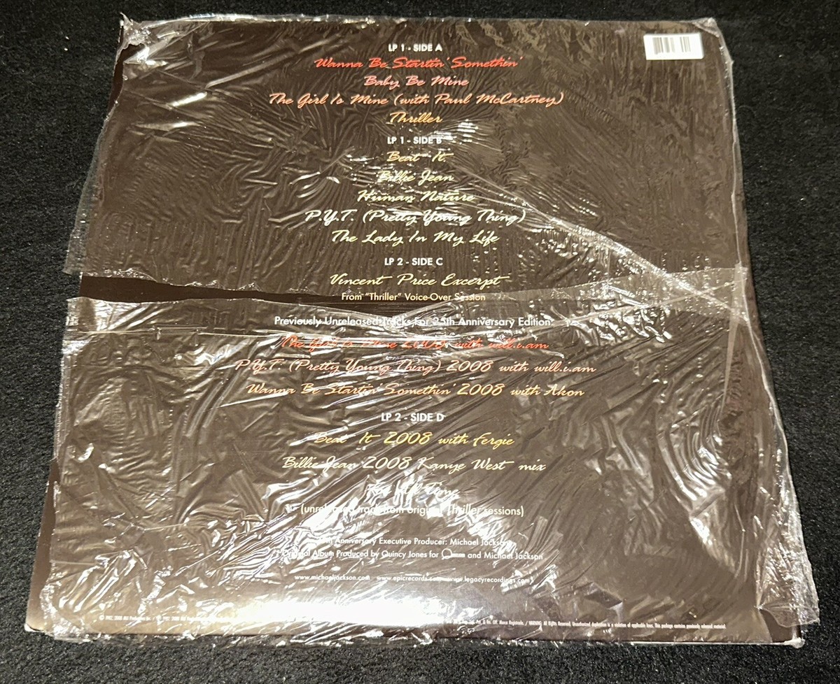 Thriller: 25th Anniversary Edition by Michael Jackson (Record