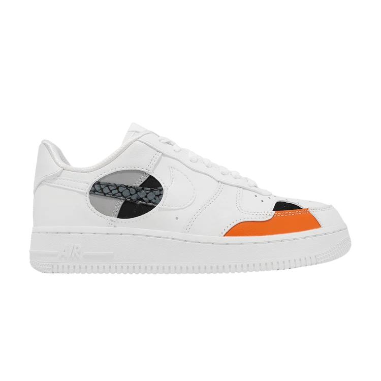 Air force 1 cheap see through white black