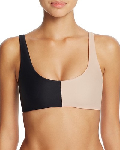 Tori Praver Eloisa Two Tone Bikini Top & Cristina Bikini Bottom set S - Picture 6 of 7