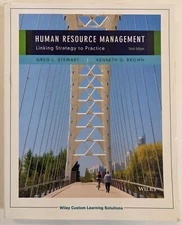 Human Resource Management 3rd Edition by Greg L. Stewart Paperback