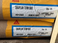 350x Pack Sika 10' Sikaplan Roof Membrane Term Termination Extruded Aluminum Bar