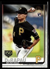 2019 TOPPS 150 YEARS STAMP US228 Montana DuRapau - Pittsburgh Pirates RC