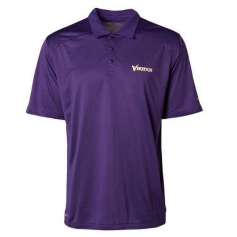 vikings nike polo