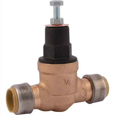 EB45 Sharkbite 3/4'' Pressure Regulating Valve, 45 PSI, Push to Connect