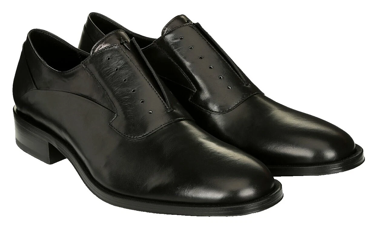 Zapatos de vestir Cesare Paciotti para hombres con cuero superior Negro