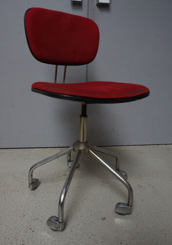 FM22-1435: Modernist Drehstuhl Bürostuhl Architekt Stuhl Chair 50er - Bild 1 von 6