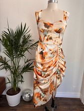 Cottagecore Thanksgiving Wedding Guest Date Night Tie Dye Cider Midi Dress