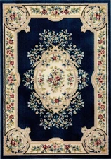 1:12 or 1" Scale Dollhouse Miniature Area Rug Approx. 7" x 10" - 0002818