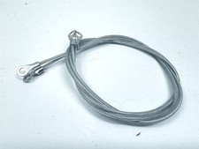 2x Replacement Hood Pin Tethers Braided Lanyard Cable Race Chevy Ford Mopar Rod