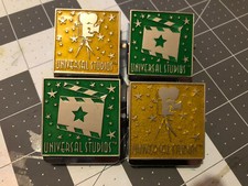 Universal Studios Film Reel Camera Magnet Clip Set Metal Enameled