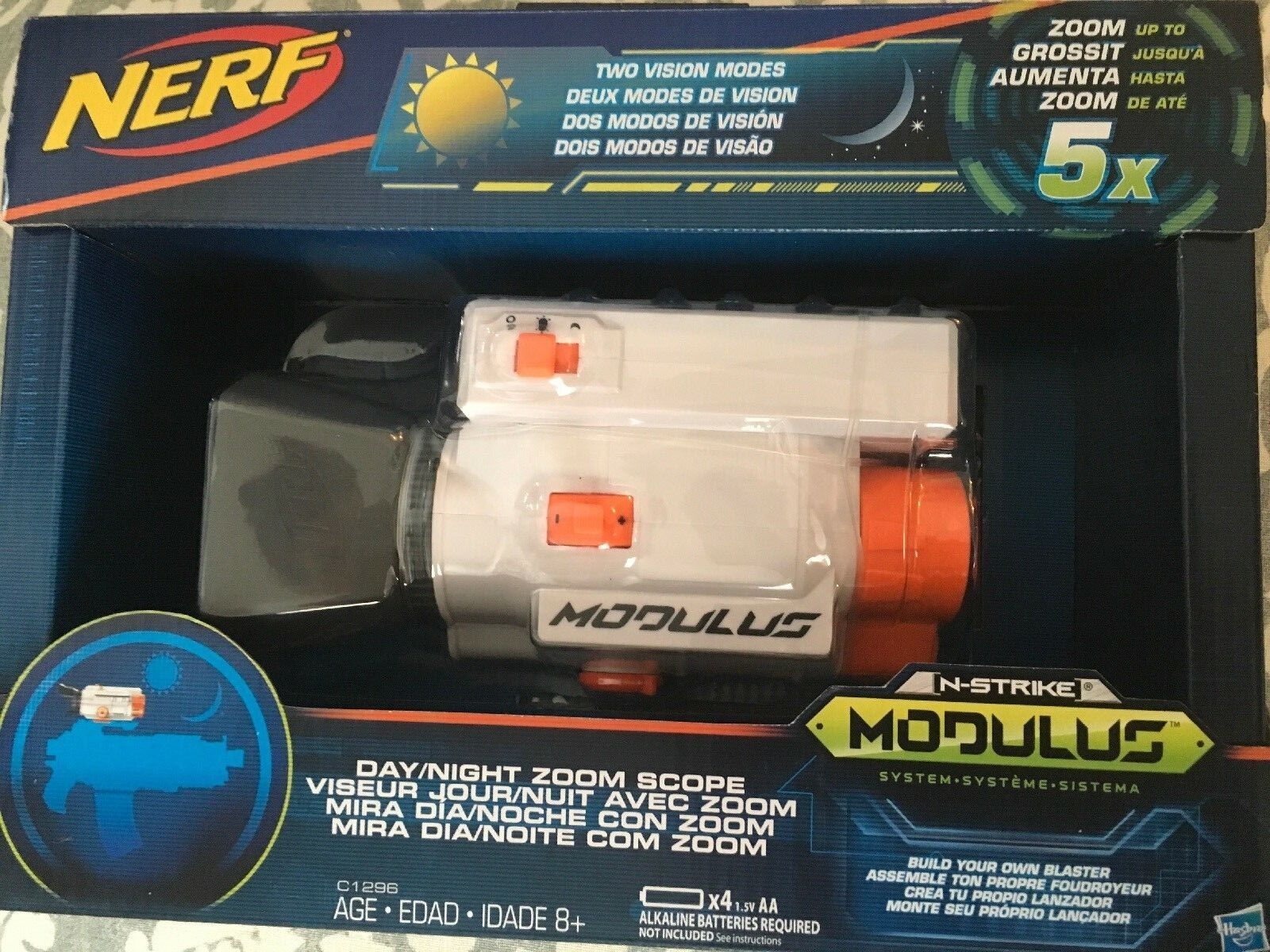 opfindelse Fighter af Nerf Modulus Day System Night Zoom Scope NEW NIB Two Vision Mode $50 New  NIP | eBay