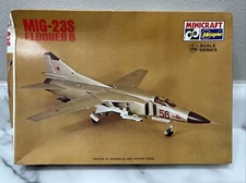 Hasegawa/Minicraft 1/72nd Scale MiG-23S Flogger B Kit No. 1136 New Open Box
