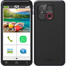 Emporia Smart.6 Lite 4G Black 128GB  6GB Dual-SIM Factory Unlocked GSM NEW