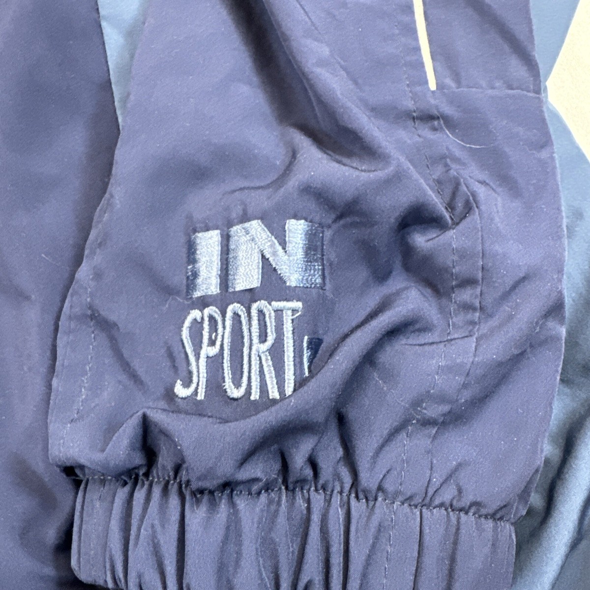 Vintage 90s IN Sport GORE-TEX Jacket Large Zip Up Windbreaker Blue