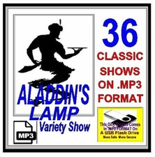 ALADDIN'S LAMP VARIETY SHOW 36 Radio Shows OTR MP3 On USB Flash Drive