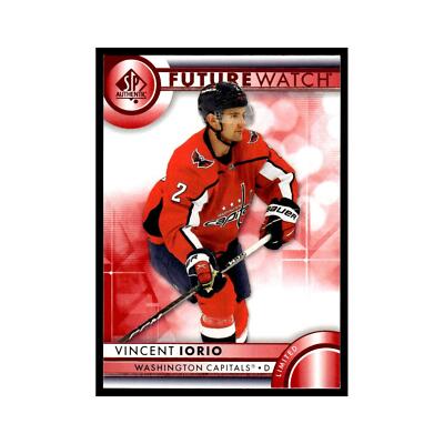 Vincent Iorio 2023 SP Authentic Future Watch #132 Washington Capitals NM