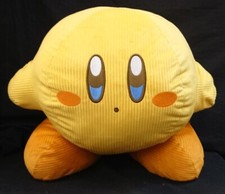 RARE Kirby BIG Plush doll Autumn Yellow Corduroy 20in Exclusive to Japan