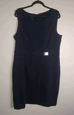 NWT Talbots Sleeveless Navy Sheath Dress Size 18 $149