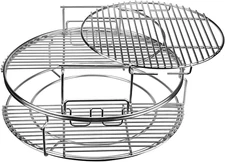 5 Piece Replacement Kit for Big Green Egg Large, Rack for Eggspander 5 Piece Kit