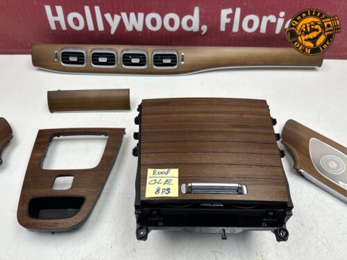 2020-2025 MERCEDES GLE GLS DASH / CONSOLE / DOOR INTERIOR TRIMS SET BROWN WALNUT - Picture 3 of 24