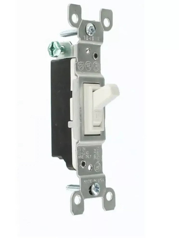 New 15 Amp Single Pole Toggle Light Switch Electrical Toggle Switches ...