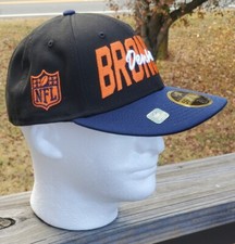 Denver Broncos NFL New Era 59Fifty Low Pro 2022 On Field Fitted Hat Size 7 1/2