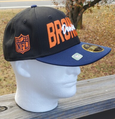 Low Profile Gorras New Era Broncos New Era Crema/Azul Marino