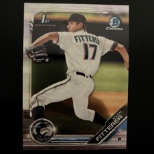 2019 Bowman Draft Chrome 1st Edition Evan Fitterer #BDC-68