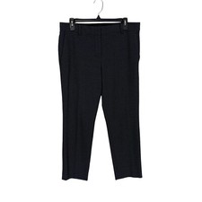 Ann Taylor Dress Pants 8 Blue Slim Trousers Career Office Classic