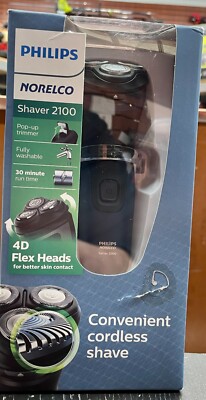 Philips Norelco Shaver 2100 Rechargeable Men's Electric Shaver - Black ...
