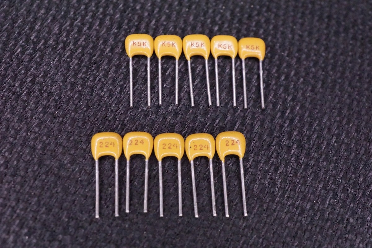 Lot of 10 C320C224K5R5TA Kemet Ceramic Capacitor 0.22uF 10% 50V