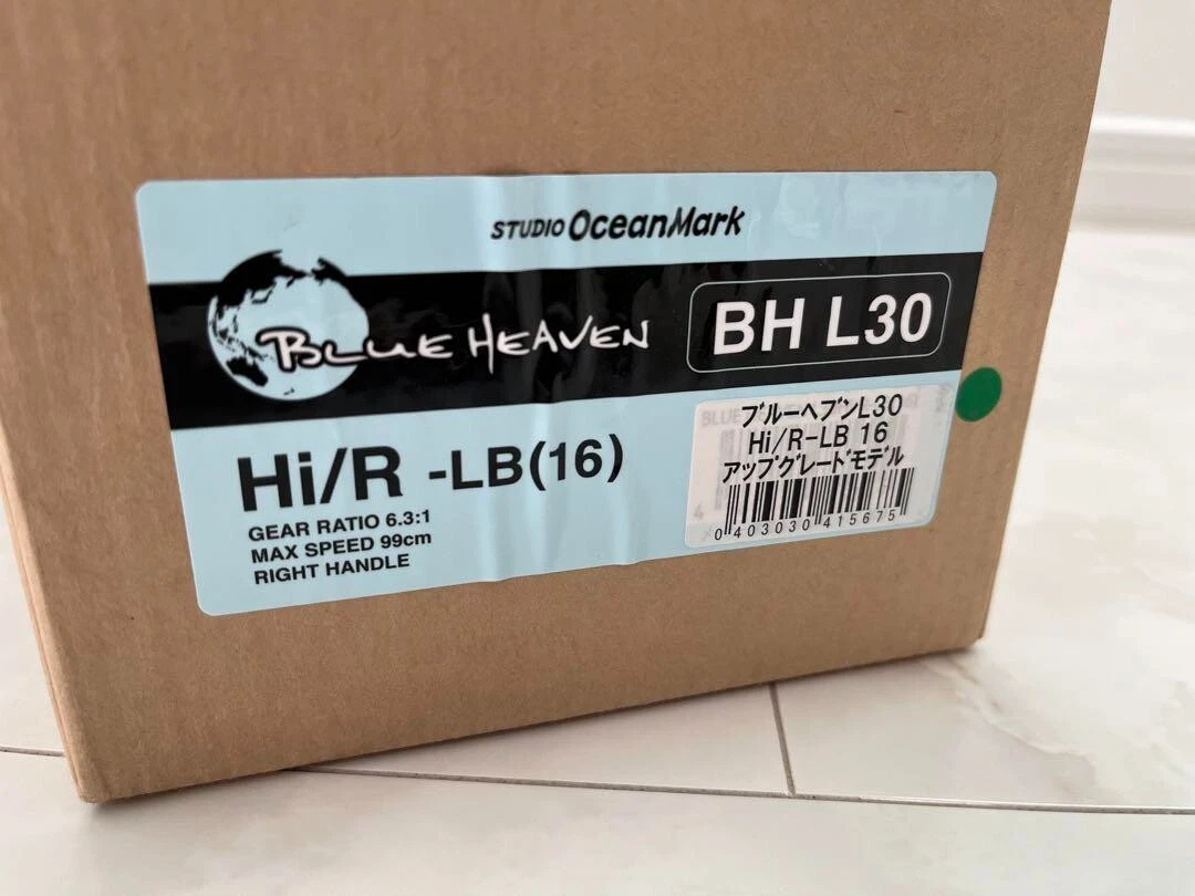 Studio Ocean Mark Blue Heaven L30Hi/R-LB16 Right Handle Fishing