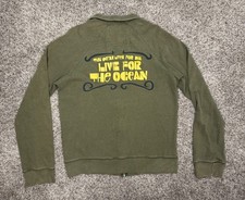 Y2K Hollister HCO Surf Company Green Track At...