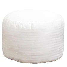  Ottoman Pouf Filler Foot Stool Filler 20x12 Inches Floor Pouf Stuffing Insert 