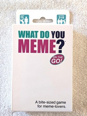 *NEW* WHAT DO YOU MEME? On the Go! A bite-sized game for meme-lovers. Ages 13+