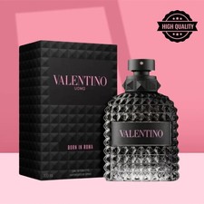 NEW Valentino Uomo Born In Roma EDT Spray for Men - 3.4 oz/100 ml - AUTHENTIC