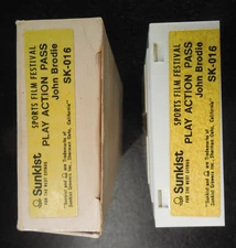 1970 Sunkist Action Cartridge & box John Brodie San Fran 49ers passing #SK016