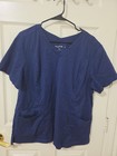 Matrix Women's Scrub Top Navy Blue XL Three Pocket — photo 1