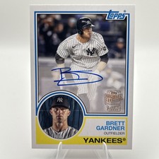 2024 Topps Archives Baseball Brett Gardner Auto New York Yankees
