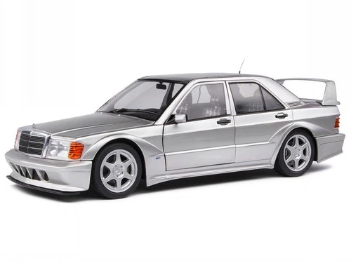 SOLIDO MERCEDES-BENZ 190 EVO II (W201) - PLATA ASTRAL - 1990-gris-1/18-S1801005 - Imagen 1 de 6