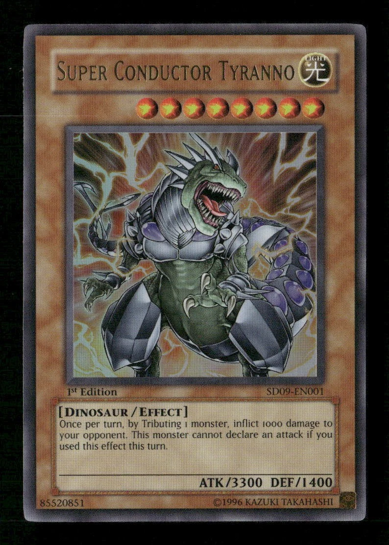 Super Conductor Tyranno SD09-EN001 Structure Deck: Dinosaur's Rage